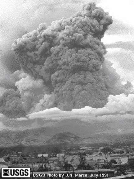 Mt Pinatubo Eruption, June 1991