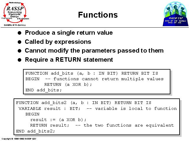 functions