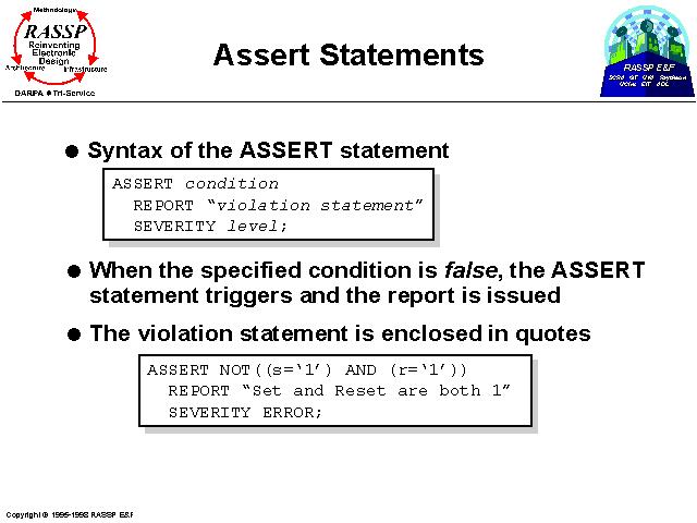 A Different Word For Assert